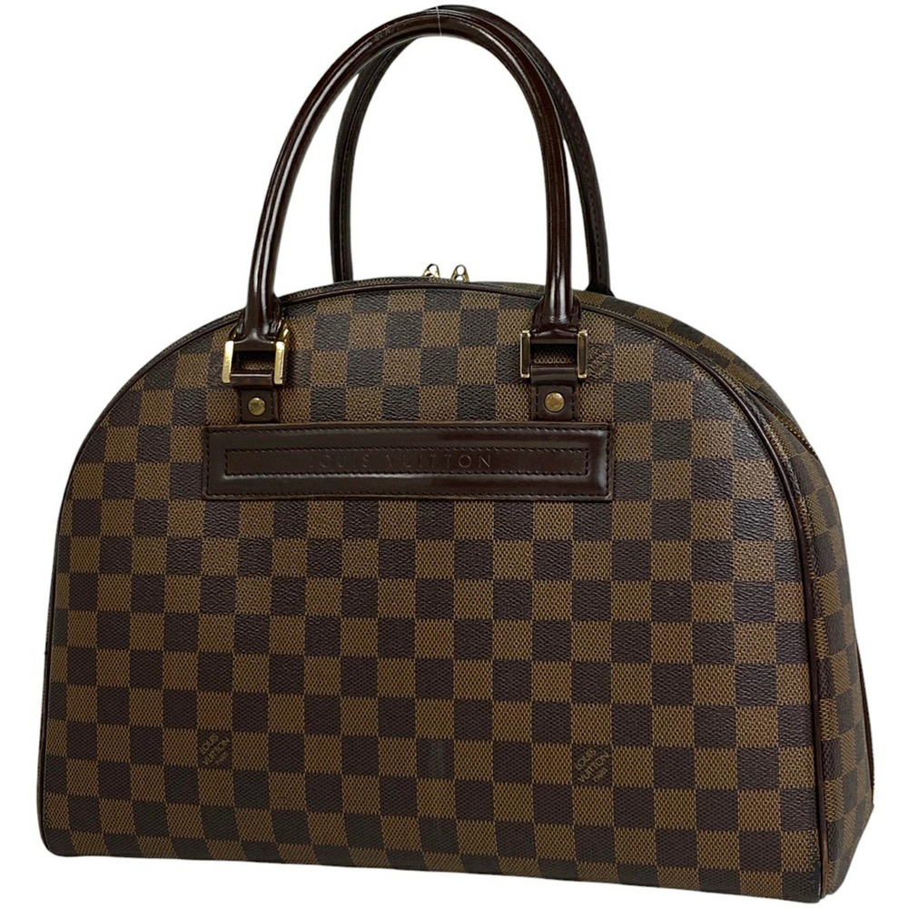 Louis Vuitton Nolita Boston Bag Bowling Handbag Damier Brown